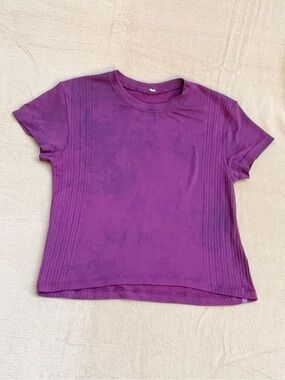 Lululemon Swiftly Tech Short-Sleeve 2.0 Waist Length Purple M / 8